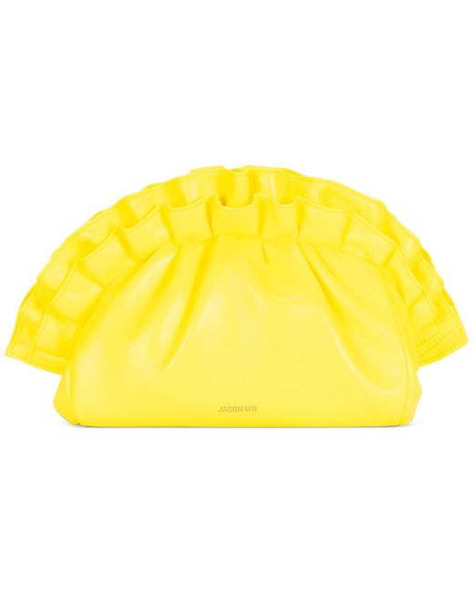 Jason Wu Yellow Mmi Pleated Frill Crossbody Bag
