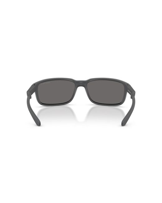 Arnette Gray Rectangle Polarized Sunglasses for men