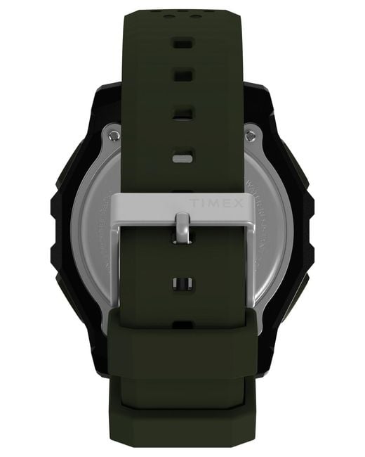 Timex Black Chronograph Silicone Watch for men