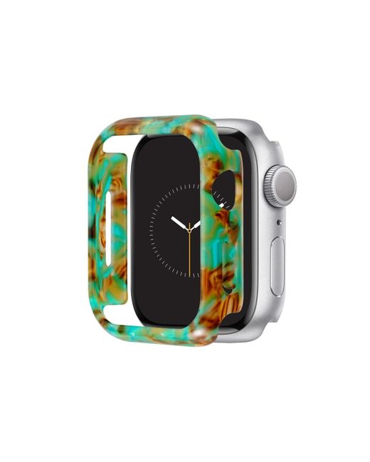 Anne Klein Green Acetate Protective Case Designed For 45mm Apple Watch