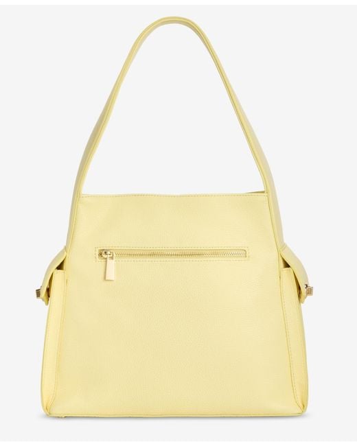 On 34th Yellow Somynn Solid Large Handbag