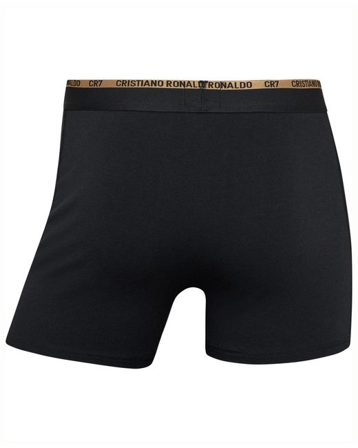 Cr7 Gray Cotton Blend Trunks for men