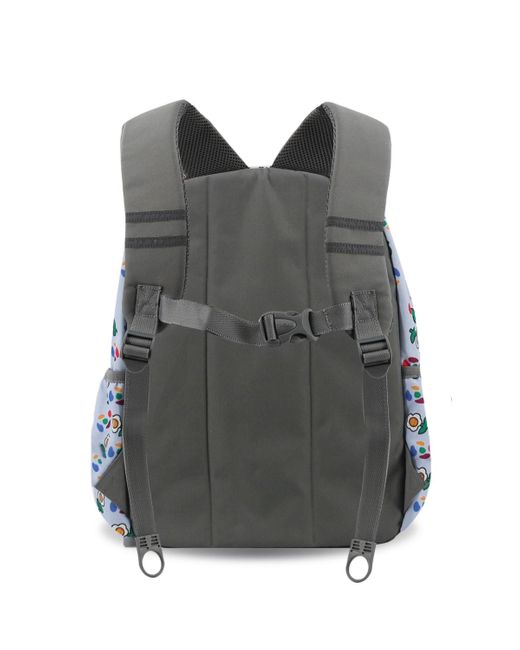 J World Blue Boys Duet 16" Backpack With Detachable Lunch Box for men