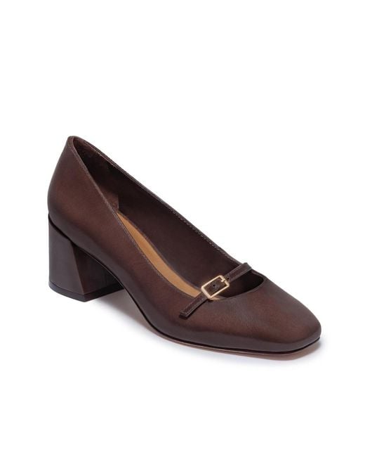 Bernardo Brown Amelie Mary Jane Pump