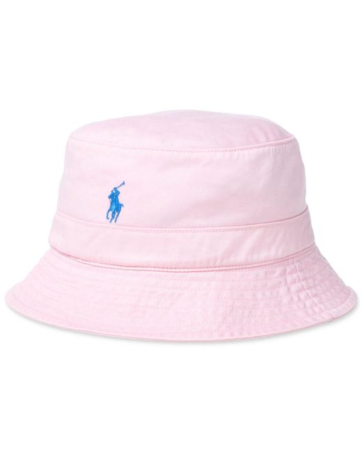 Polo Ralph Lauren Pink Chino Bucket Hat