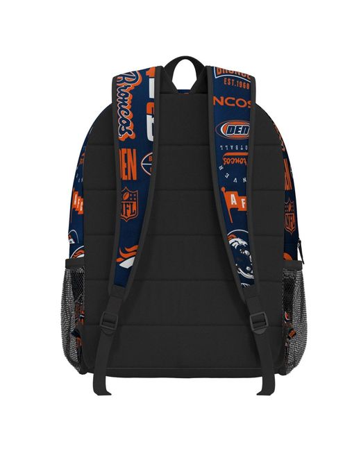 Outerstuff Blue Denver Broncos Backpack And Lunchbox Set for men