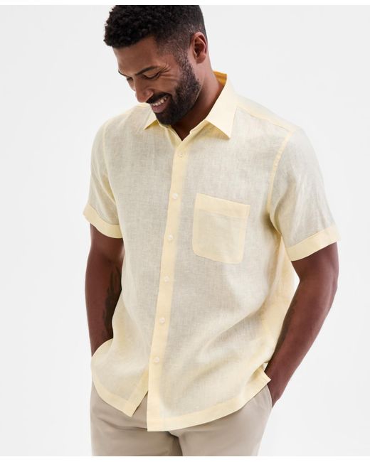 Club Room Natural 100% Linen Shirt for men