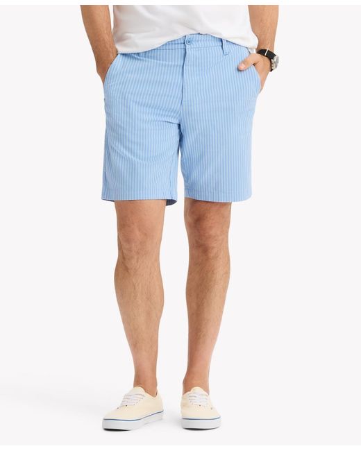 Dockers Blue Ultimate Supreme Flex Stretch Solid 9.5" Shorts for men