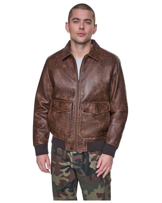 Levi's Brown Classic Bomber Jacket for men