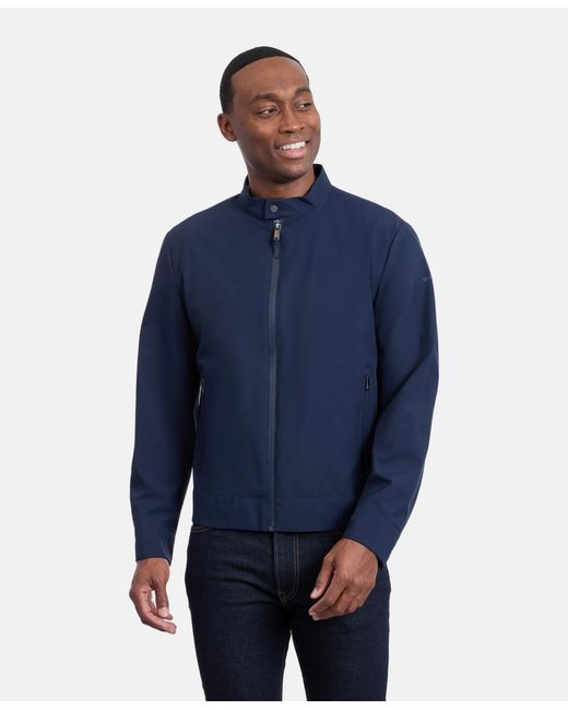 Calvin Klein Blue Mesh-lined Golf Jacket for men