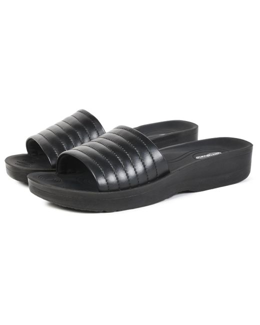 AEROTHOTIC Black Maeve Arch Support Slide Sandal