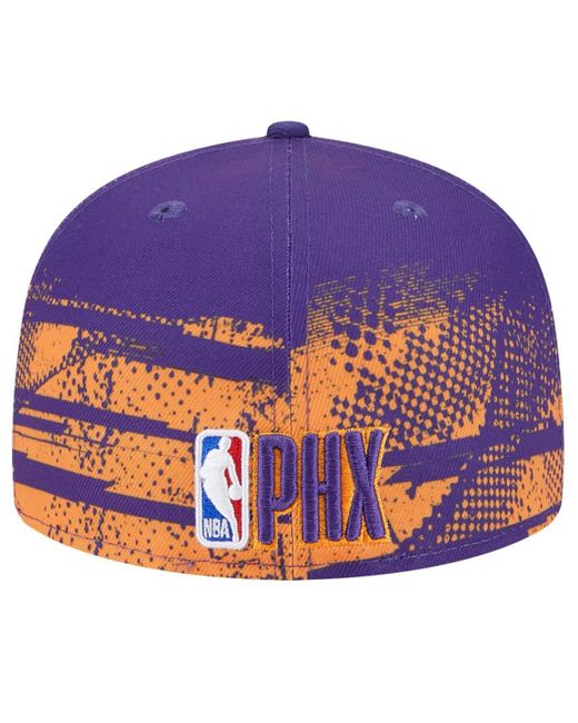 KTZ Blue Phoenix Suns Tip-off 59fifty Fitted Hat for men