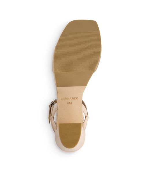 Bernardo White Bernardo Canto Platform Sandal