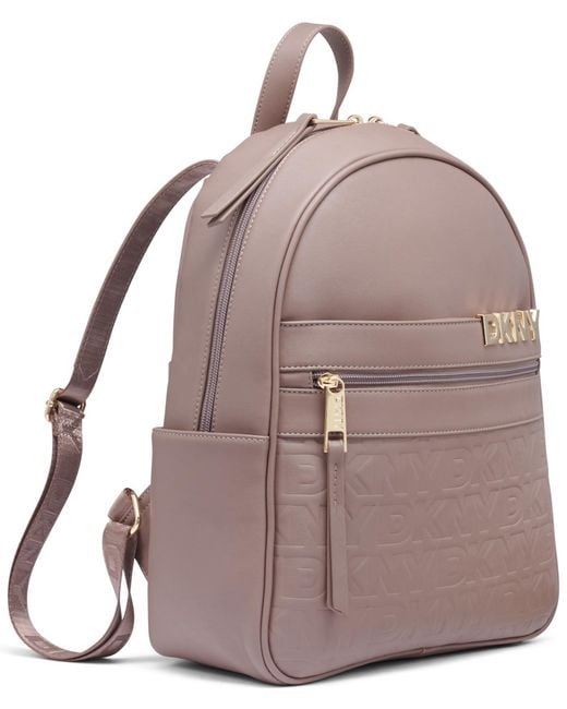 DKNY Gray Clean Cut 14" Backpack