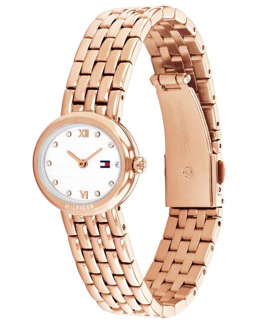 Tommy Hilfiger Metallic Quartz Tone Stainless Steel Bracelet Watch