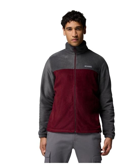 Columbia Red Steens Mountain Full Zip Fleece Jacket for men