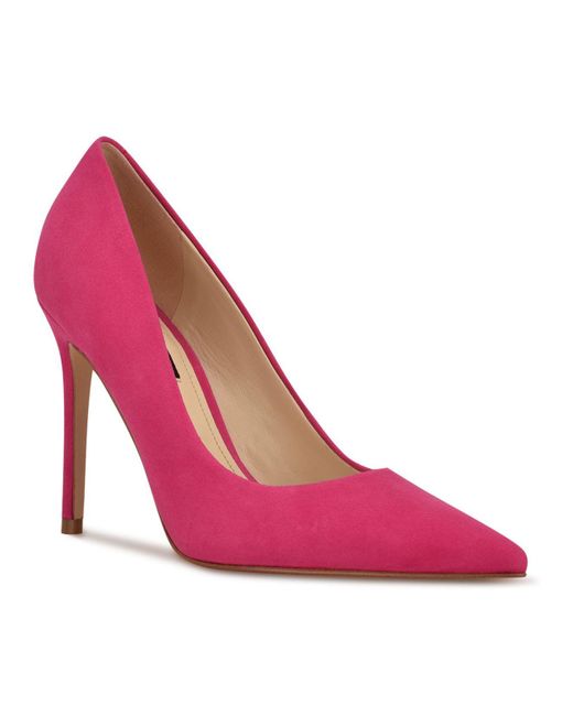 Nine West Fresh Stiletto Pointy Toe Dress Pumps in Pink | Lyst