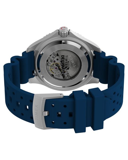 Timex Blue Mechanical Automatic Hnbr Rubber Watch for men