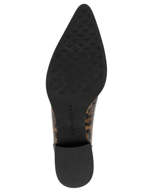 Aerosoles Black Mide Tailored Flat