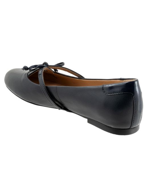 Trotters Blue Carissa Flat