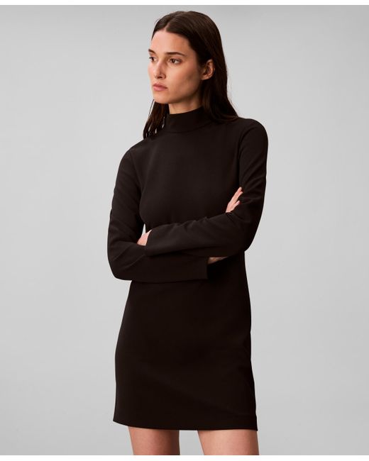 black oversized mini dress Tinisie Halter Mini Dress Black