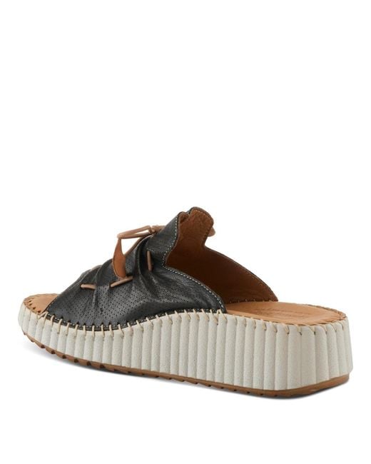 Spring Step Brown Nevelle Slides