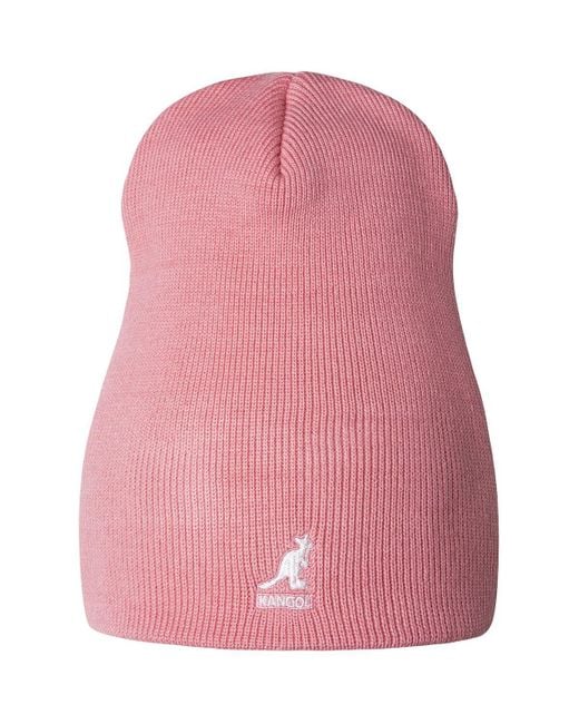 Kangol Pink Acrylic Cuff Pull-on Pull-ons & Beanies for men