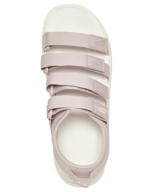 Nike White Icon Classic Sandals From Finish Line