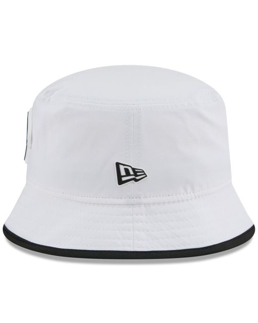 KTZ White Atlanta Falcons 2025 Nfl Training Camp Stretch Bucket Hat for men