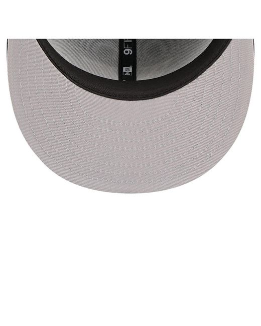 KTZ Black Vanderbilt Commodores Team 9fifty Snapback Hat for men