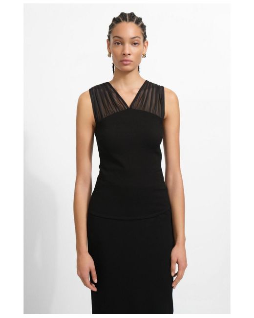 MARCELLA Black Bellamy Top