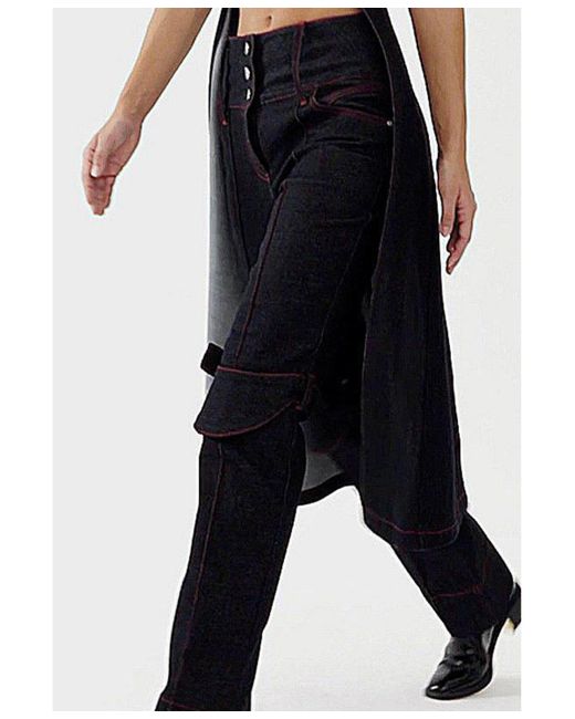Jendue Blue Davidson Staight Leg Pants