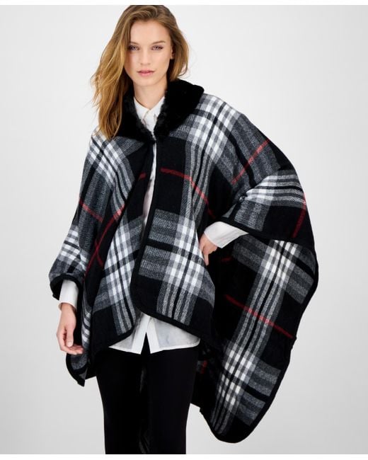 faux fur shawl macys