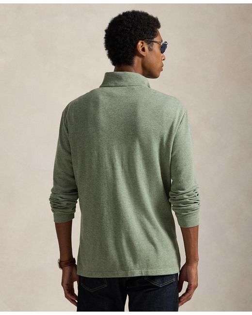 Polo Ralph Lauren Green Cotton-blend Jacquard Pullover for men