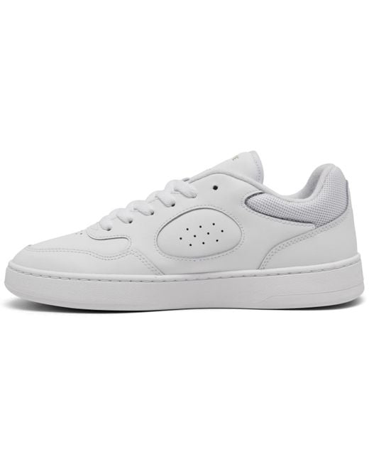 Lacoste White Lineset Leather Casual Sneakers From Finish Line