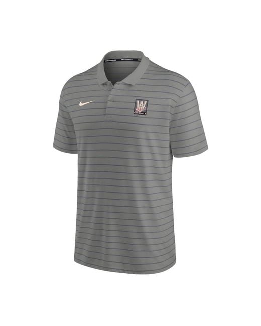 Nike Gray Washington Nationals 2022 City Connect Franchise Polo Shirt for  Men
