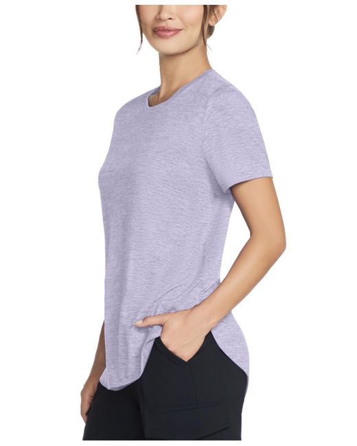 Skechers Purple Active Go Walk Wear Go Dri Swift Tunic T-shirt