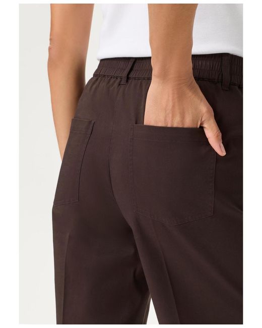 Olsen Black Solid Shorts
