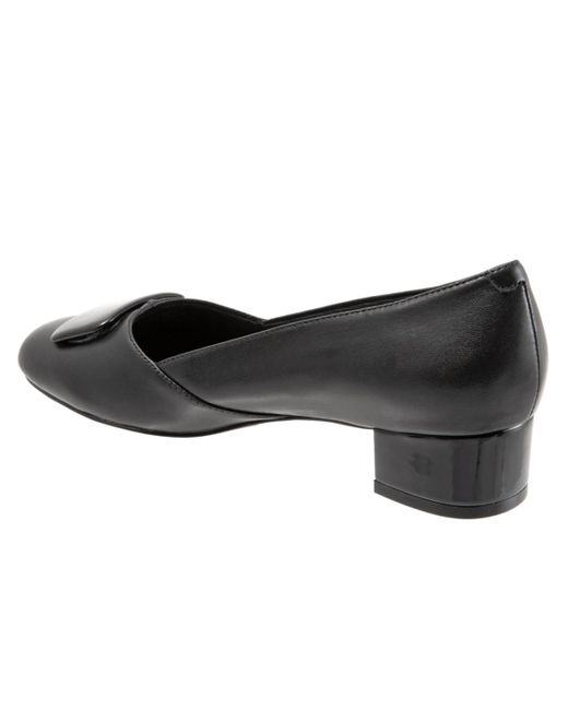 Trotters Black Delse Pump