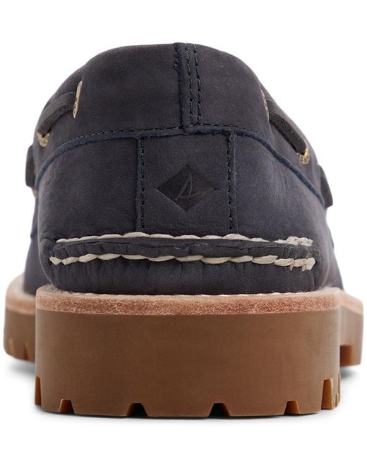 Sperry Top-Sider Blue Authentic Original 2-eye Lug Sole Boat Shoes for men