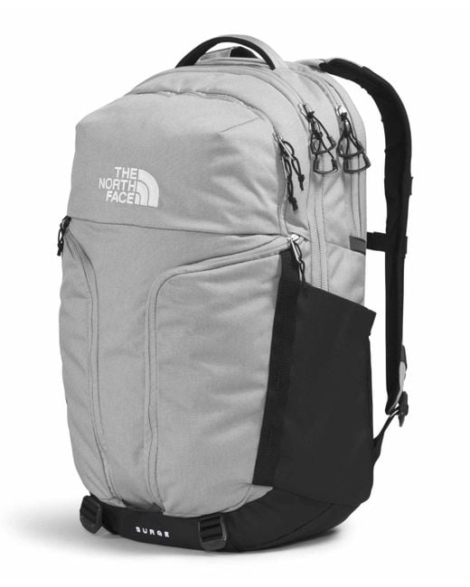 The North Face Gray Surge Backpacks Messengers for men