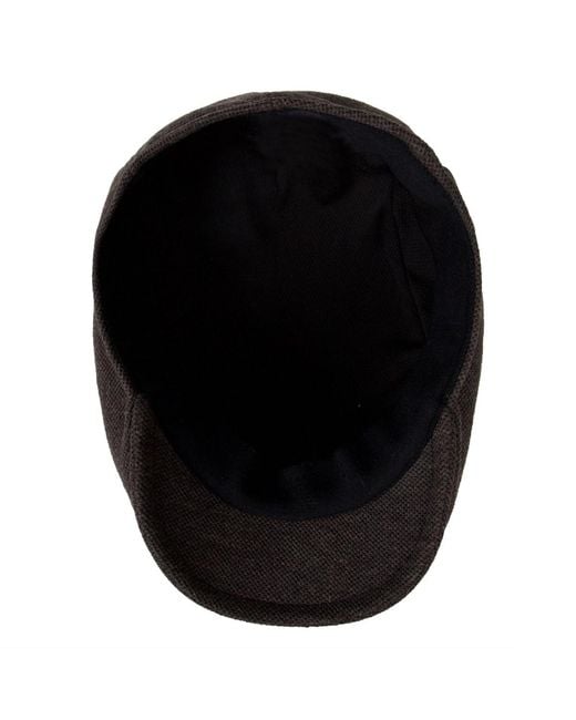 Levi's Brown Stretch Pique Flat Top Hat for men