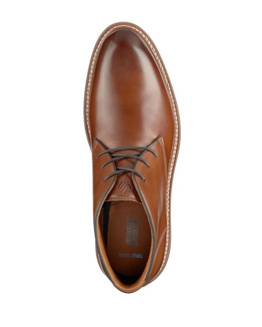 Johnston & Murphy Brown Upton Chukka Round Toe Boots for men