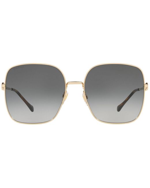 Gucci Gray GG0879S 61mm Sunglasses