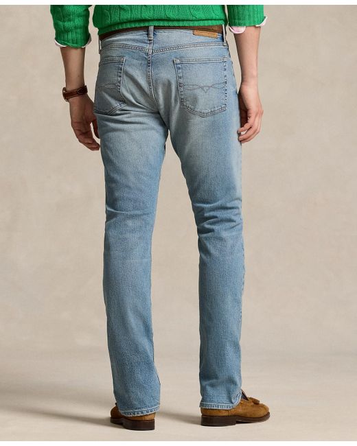 Polo Ralph Lauren Blue Varick Slim Straight Stretch Jeans for men