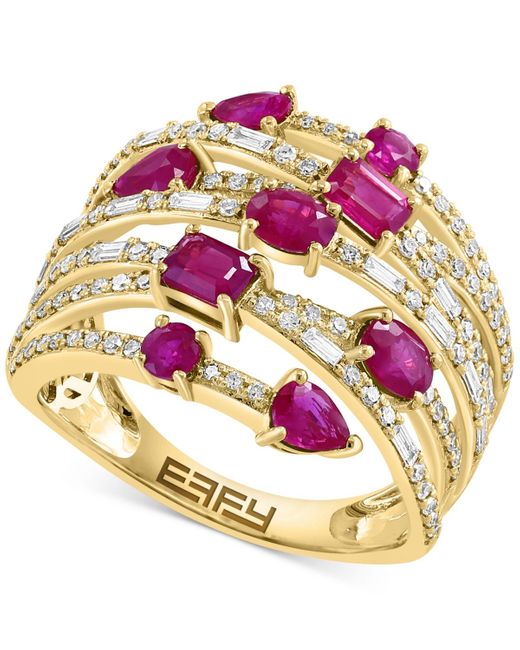 Effy Metallic Effy Ruby (1-1/2 Ct. T.w.