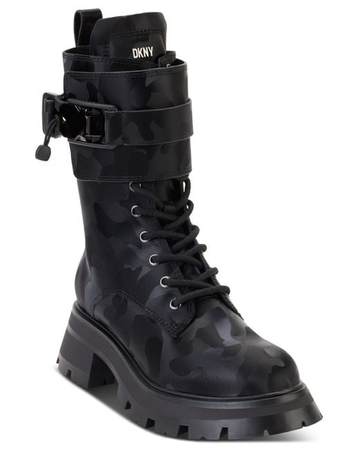 Combat Boots Dkny Rhi Boots Combat Boots Womens Size Denver Hayes