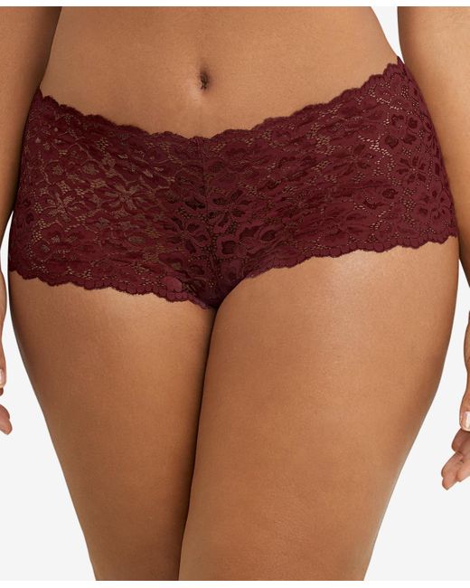 Maidenform Casual Comfort Lace Boyshort Underwear Dmclbs in Red | Lyst