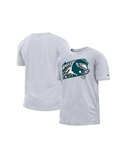 white philadelphia eagles t shirt