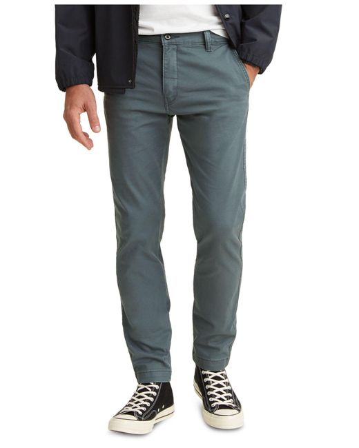 Levi's Cotton Xx Tapered Chino Pants in dk Slate (Blue) for Men - Lyst